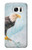 W3843 Bald Eagle On Ice Funda Carcasa Case y Caso Del Tirón Funda para Samsung Galaxy S7