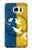 W3857 Peace Dove Ukraine Flag Funda Carcasa Case y Caso Del Tirón Funda para Samsung Galaxy S7