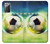 W3844 Glowing Football Soccer Ball Funda Carcasa Case y Caso Del Tirón Funda para Samsung Galaxy Note 20