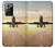 W3837 Airplane Take off Sunrise Funda Carcasa Case y Caso Del Tirón Funda para Samsung Galaxy Note 20 Ultra, Ultra 5G