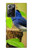 W3839 Bluebird of Happiness Blue Bird Funda Carcasa Case y Caso Del Tirón Funda para Samsung Galaxy Note 20 Ultra, Ultra 5G
