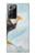 W3843 Bald Eagle On Ice Funda Carcasa Case y Caso Del Tirón Funda para Samsung Galaxy Note 20 Ultra, Ultra 5G
