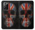 W3848 United Kingdom Flag Skull Funda Carcasa Case y Caso Del Tirón Funda para Samsung Galaxy Note 20 Ultra, Ultra 5G