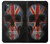 W3848 United Kingdom Flag Skull Funda Carcasa Case y Caso Del Tirón Funda para Samsung Galaxy Note 10 Plus