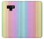 W3849 Colorful Vertical Colors Funda Carcasa Case y Caso Del Tirón Funda para Note 9 Samsung Galaxy Note9