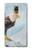 W3843 Bald Eagle On Ice Funda Carcasa Case y Caso Del Tirón Funda para Samsung Galaxy Note 4