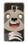 W3855 Sloth Face Cartoon Funda Carcasa Case y Caso Del Tirón Funda para Samsung Galaxy Note 4
