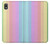 W3849 Colorful Vertical Colors Funda Carcasa Case y Caso Del Tirón Funda para Samsung Galaxy A10