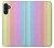 W3849 Colorful Vertical Colors Funda Carcasa Case y Caso Del Tirón Funda para Samsung Galaxy A13 5G
