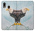 W3843 Bald Eagle On Ice Funda Carcasa Case y Caso Del Tirón Funda para Samsung Galaxy A20, Galaxy A30