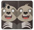 W3855 Sloth Face Cartoon Funda Carcasa Case y Caso Del Tirón Funda para Samsung Galaxy A20e