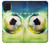 W3844 Glowing Football Soccer Ball Funda Carcasa Case y Caso Del Tirón Funda para Samsung Galaxy A22 4G