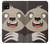 W3855 Sloth Face Cartoon Funda Carcasa Case y Caso Del Tirón Funda para Samsung Galaxy A22 5G