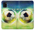 W3844 Glowing Football Soccer Ball Funda Carcasa Case y Caso Del Tirón Funda para Samsung Galaxy A31