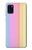W3849 Colorful Vertical Colors Funda Carcasa Case y Caso Del Tirón Funda para Samsung Galaxy A31