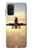 W3837 Airplane Take off Sunrise Funda Carcasa Case y Caso Del Tirón Funda para Samsung Galaxy A32 4G