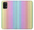 W3849 Colorful Vertical Colors Funda Carcasa Case y Caso Del Tirón Funda para Samsung Galaxy A32 4G