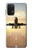 W3837 Airplane Take off Sunrise Funda Carcasa Case y Caso Del Tirón Funda para Samsung Galaxy A32 5G