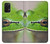 W3845 Green frog Funda Carcasa Case y Caso Del Tirón Funda para Samsung Galaxy A32 5G