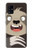 W3855 Sloth Face Cartoon Funda Carcasa Case y Caso Del Tirón Funda para Samsung Galaxy A41