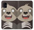 W3855 Sloth Face Cartoon Funda Carcasa Case y Caso Del Tirón Funda para Samsung Galaxy A41