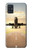 W3837 Airplane Take off Sunrise Funda Carcasa Case y Caso Del Tirón Funda para Samsung Galaxy A51 5G