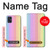 W3849 Colorful Vertical Colors Funda Carcasa Case y Caso Del Tirón Funda para Samsung Galaxy A51 5G