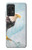 W3843 Bald Eagle On Ice Funda Carcasa Case y Caso Del Tirón Funda para Samsung Galaxy A72, Galaxy A72 5G