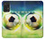 W3844 Glowing Football Soccer Ball Funda Carcasa Case y Caso Del Tirón Funda para Samsung Galaxy A72, Galaxy A72 5G