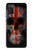 W3848 United Kingdom Flag Skull Funda Carcasa Case y Caso Del Tirón Funda para Samsung Galaxy A03S