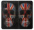 W3848 United Kingdom Flag Skull Funda Carcasa Case y Caso Del Tirón Funda para Samsung Galaxy A03S