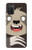 W3855 Sloth Face Cartoon Funda Carcasa Case y Caso Del Tirón Funda para Samsung Galaxy A03S