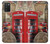 W3856 Vintage London British Funda Carcasa Case y Caso Del Tirón Funda para Samsung Galaxy A03S