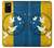 W3857 Peace Dove Ukraine Flag Funda Carcasa Case y Caso Del Tirón Funda para Samsung Galaxy A02s, Galaxy M02s  (NOT FIT with Galaxy A02s Verizon SM-A025V)