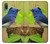 W3839 Bluebird of Happiness Blue Bird Funda Carcasa Case y Caso Del Tirón Funda para Samsung Galaxy A04, Galaxy A02, M02