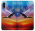 W3841 Bald Eagle Flying Colorful Sky Funda Carcasa Case y Caso Del Tirón Funda para Samsung Galaxy A01