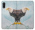W3843 Bald Eagle On Ice Funda Carcasa Case y Caso Del Tirón Funda para Samsung Galaxy A01