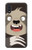 W3855 Sloth Face Cartoon Funda Carcasa Case y Caso Del Tirón Funda para Samsung Galaxy A01