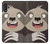 W3855 Sloth Face Cartoon Funda Carcasa Case y Caso Del Tirón Funda para Samsung Galaxy A01