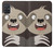 W3855 Sloth Face Cartoon Funda Carcasa Case y Caso Del Tirón Funda para Samsung Galaxy A71