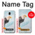 W3843 Bald Eagle On Ice Funda Carcasa Case y Caso Del Tirón Funda para Samsung Galaxy J7 (2018), J7 Aero, J7 Top, J7 Aura, J7 Crown, J7 Refine, J7 Eon, J7 V 2nd Gen, J7 Star