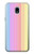 W3849 Colorful Vertical Colors Funda Carcasa Case y Caso Del Tirón Funda para Samsung Galaxy J3 (2018), J3 Star, J3 V 3rd Gen, J3 Orbit, J3 Achieve, Express Prime 3, Amp Prime 3