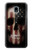 W3850 American Flag Skull Funda Carcasa Case y Caso Del Tirón Funda para Samsung Galaxy J3 (2018), J3 Star, J3 V 3rd Gen, J3 Orbit, J3 Achieve, Express Prime 3, Amp Prime 3