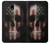 W3850 American Flag Skull Funda Carcasa Case y Caso Del Tirón Funda para Samsung Galaxy J3 (2018), J3 Star, J3 V 3rd Gen, J3 Orbit, J3 Achieve, Express Prime 3, Amp Prime 3