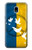 W3857 Peace Dove Ukraine Flag Funda Carcasa Case y Caso Del Tirón Funda para Samsung Galaxy J3 (2018), J3 Star, J3 V 3rd Gen, J3 Orbit, J3 Achieve, Express Prime 3, Amp Prime 3