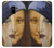 W3853 Mona Lisa Gustav Klimt Vermeer Funda Carcasa Case y Caso Del Tirón Funda para Samsung Galaxy A8 (2018)