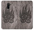 W3832 Viking Norse Bear Paw Berserkers Rock Funda Carcasa Case y Caso Del Tirón Funda para Samsung Galaxy A6 (2018)