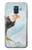 W3843 Bald Eagle On Ice Funda Carcasa Case y Caso Del Tirón Funda para Samsung Galaxy A6 (2018)