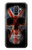 W3848 United Kingdom Flag Skull Funda Carcasa Case y Caso Del Tirón Funda para Samsung Galaxy A6+ (2018), J8 Plus 2018, A6 Plus 2018