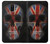 W3848 United Kingdom Flag Skull Funda Carcasa Case y Caso Del Tirón Funda para Samsung Galaxy A6+ (2018), J8 Plus 2018, A6 Plus 2018